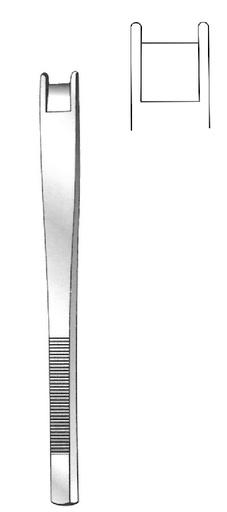 [IU-04814] Osteótomo Cinelli, doble protección, ancho = 10 mm - longitud = 16 cm / 6-1/4"