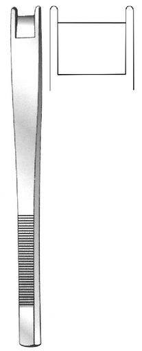 [IU-04817] Osteótomo Cinelli, doble protección, ancho = 16 mm - longitud = 16 cm / 6-1/4"
