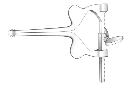 [IU-03760] Separador para lámina Cloward Lombaire, ancho = 28 mm - longitud = 12 cm / 4-3/4"