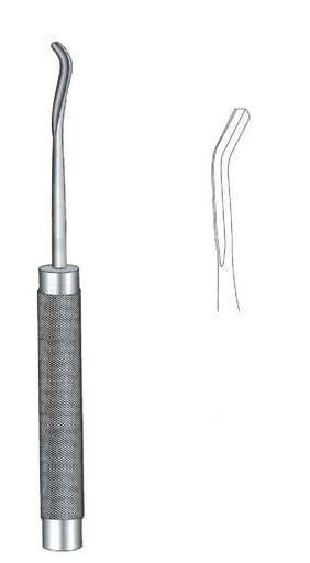 [IU-07805] Cobb Spinal Gouge, Reverse Curve, Blade Width = 7mm - Length = 28cm / 11"