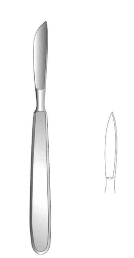 [IU-00299] Collin Dissecting Scalpel with Solid Handle, Figure 4
