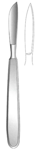 [IU-00301] Collin bisturí de diseccion con mango sólido, figura 6