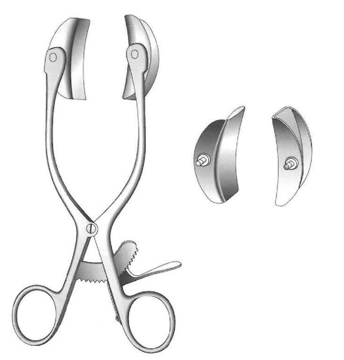 [IU-01518] Collin -Baby abdominal separator - length = 20 cm / 8 "