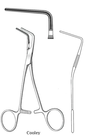 [IU-04046] Pinza para anastomosis Cooley, figura 2 - longitud = 15 cm / 6"