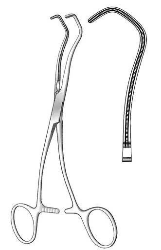 [IU-04032] Pinza para anastomosis Cooley-Derra - longitud = 17 cm / 6-3/4"