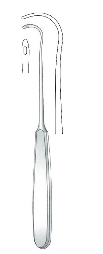 [IU-03347] Aguja para ligadura Cooper - longitud = 20.5 cm / 8"