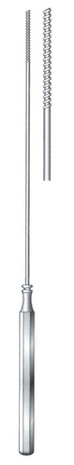 [IU-03193] Applicator for cotton, threaded, Figure 5 - Length = 23 cm / 9 "