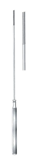 [IU-03199] Aplicador para algodón con mango grueso, roscado - longitud = 28 cm / 11"