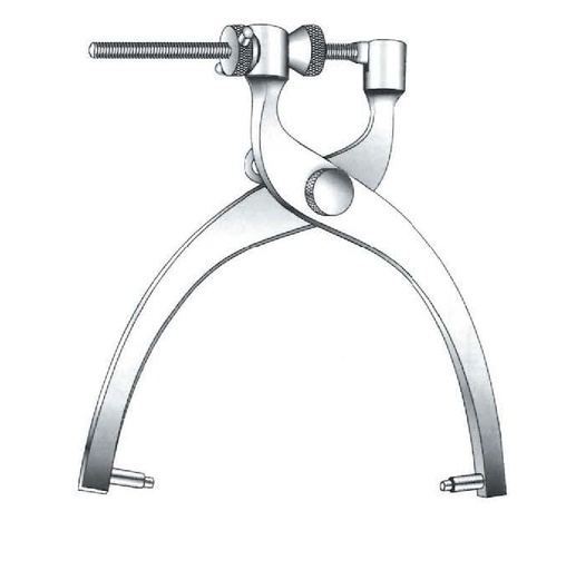 [IU-03479] Craneal tensile clamp Crutchfield, middle pattern.