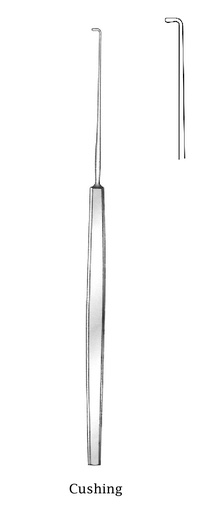 [IU-03671] Gancho para nervios Cushing, figura 1 - longitud = 28 cm / 11"