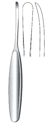 [IU-07908] Periostótomo Cushing, ancho = 7 mm - longitud = 19.5 cm / 7-3/4"