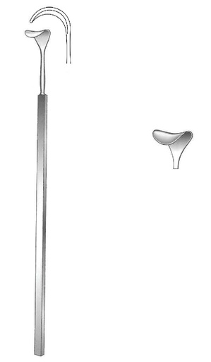 [IU-01220] Separador Cushing, ancho = 14 mm - longitud = 24 cm / 9-1/2"