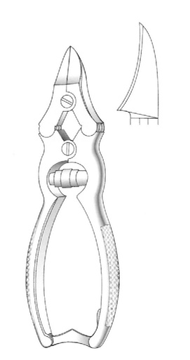 [IU-06240] Alicate para cutículas - longitud = 15.5 cm / 6"