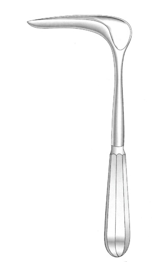 [IU-05719] Espéculo rectal Czerny, cromado - longitud = 22 cm / 8-3/4"