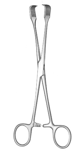 [IU-01895] Pinza de tenáculo Czerny - longitud = 20.5 cm / 8-1/4"