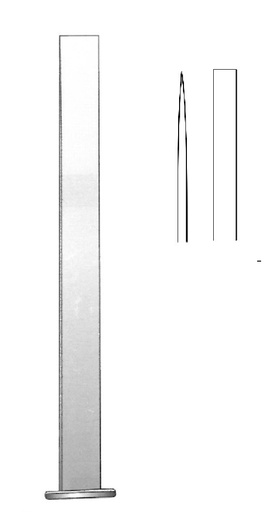 [IU-04976] Osteótomo Dautrey Munro, valva = 4 mm - longitud = 16 cm / 6-1/4"