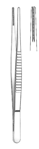 [IU-03882] Pinza para disección atraumatica vascular De Bakey, ancho = 3.5 mm - longitud = 30 cm / 12"