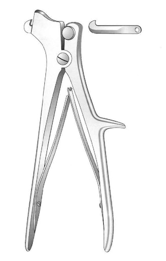 [IU-03475] Vilbiss cranial clamp - length = 21 cm / 8-1 / 4 "