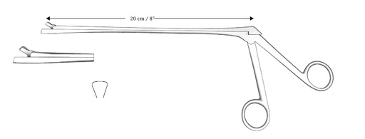 [IU-02111] Debarker Biopsy, Figure 2 - Length = 20 cm / 8 "