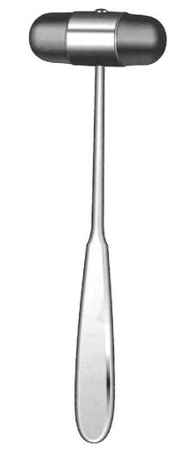 [IU-00004] Martillo para reflejos Dejerine, acero inoxidable - longitud = 20 cm / 8"