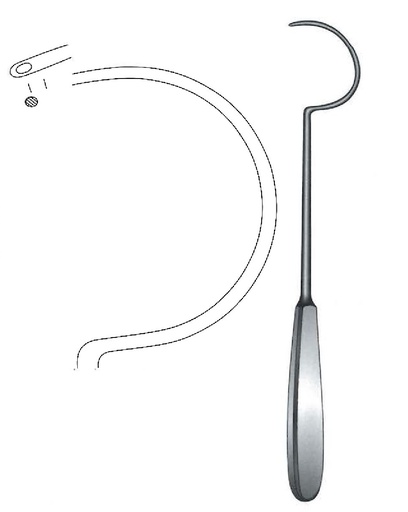 [IU-06730] Demel wire guide, Figure 2 - Length = 28.5 cm / 11-1 / 4 "