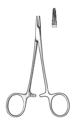 [IU-03218] Porta agujas Derf - longitud = 12.5 cm / 5"