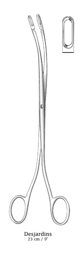[IU-05863] Desjardins Gallstone Forceps, short scissors, figure 2 - length = 23 cm / 9"