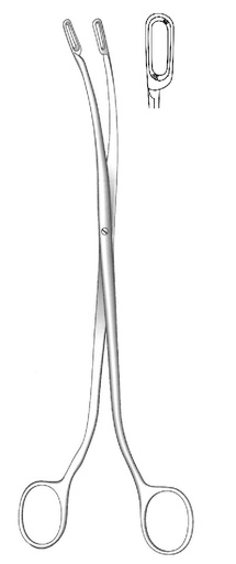[IU-05865] Desjardins biliary calculation clamp, Figure 2 - Length = 23 cm / 9 "