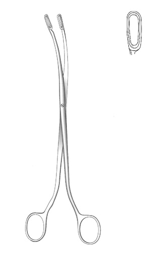 [IU-05867] Desjardins Gallstone Forceps, Figure 4 - length = 23 cm / 9"