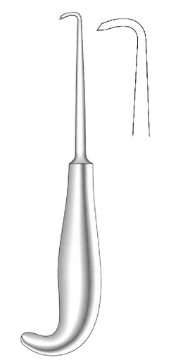 [IU-05254] Gancho para hueso Dingmann-Wilk - longitud = 20 cm / 8"
