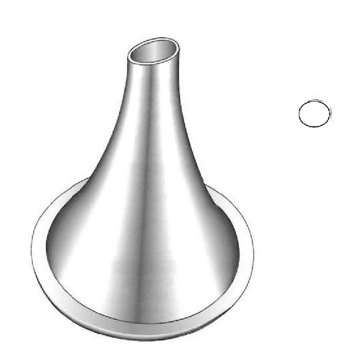 [IU-04326] Espéculo para oído, extremo angulado, figura 4