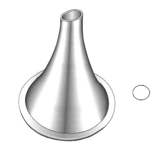 [IU-04330] Espéculo para oído, extremo angulado, figura 7