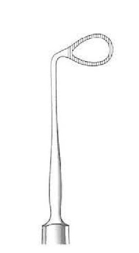 [IU-06289] Cucharilla de enucleación Elschnig, derecha