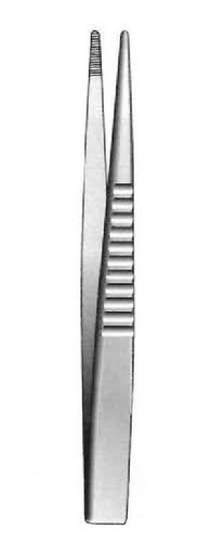 [IU-00387] T.O.E English model dissecting forceps - length = 18 cm / 7"