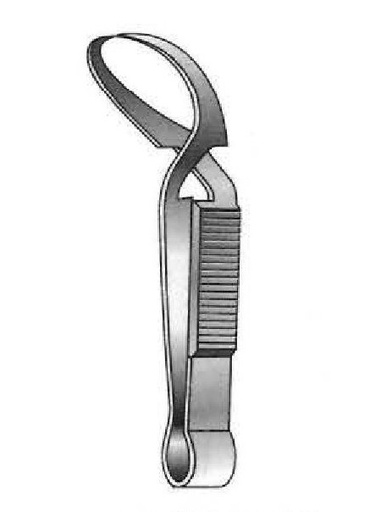 [IU-01040] Pinza para toallas modelo inglés con acción cruzada