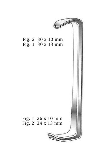 [IU-01121] Separador Farabeuf, juego de 2 - longitud = 12 cm / 4-3/4"