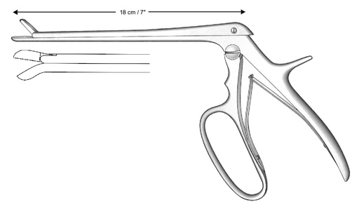 [IU-04708] Ferris-Smith-Cushing Laminectomy Clamp, curved down, size = 4 x 10 mm