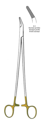 [IU-08671] Porta agujas Finochietto, TC Gold - longitud = 27 cm / 10-1/2"