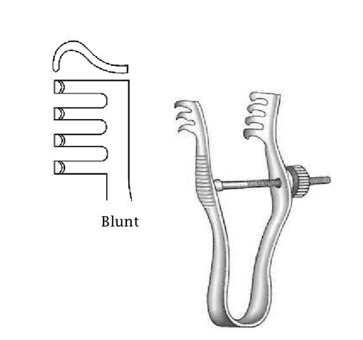 [IU-01360] Finante separator with adjustable screw, sharp - length = 7 cm / 2-3 / 4 "