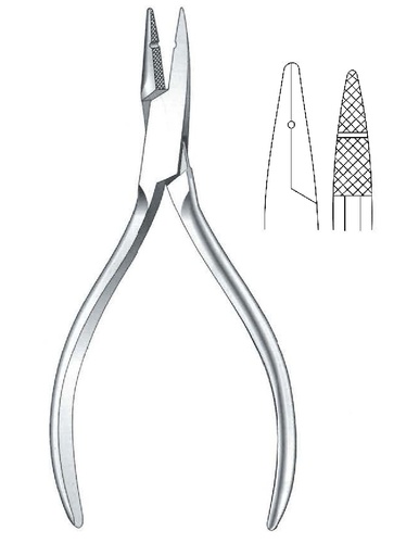 [IU-08166] Flat Tip Plile, delicate - length = 14 cm / 5-1 / 2 "