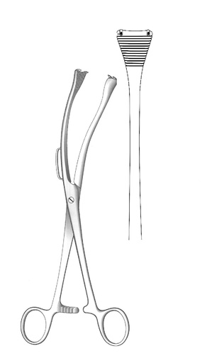[IU-02143] Pinza para pericráneo Gauss - longitud = 26 cm / 10-1/4"