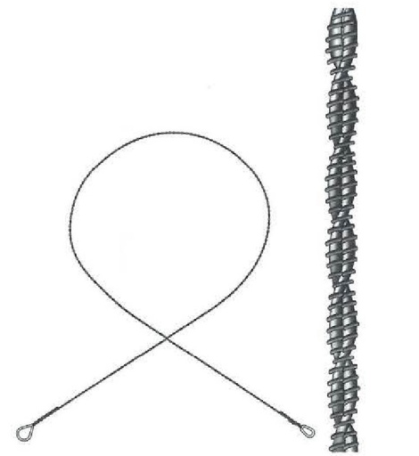 [IU-07209] Gigli wire saw - length = 50 cm / 20 "