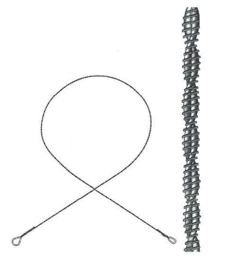 [IU-07210] Gigli wire saw, fine, 6 braided wires - length = 50 cm / 20 "