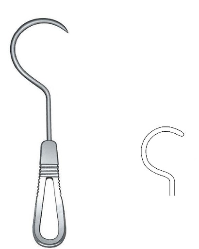 [IU-06759] Graft pin, extra large, curved