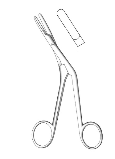 [IU-05160] Craig tobique clamp - length = 18 cm / 7 "