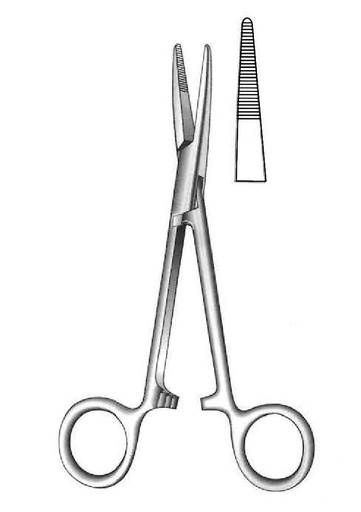 [IU-00645] Grey -Turner arteries clamp, curve - length = 15 cm / 6 "