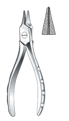 [IU-08164] Hackstock Flat Nose Pliers - length = 16 cm / 6-1/4"