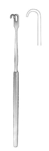 [IU-01168] Retractor hook with flat handle, declared