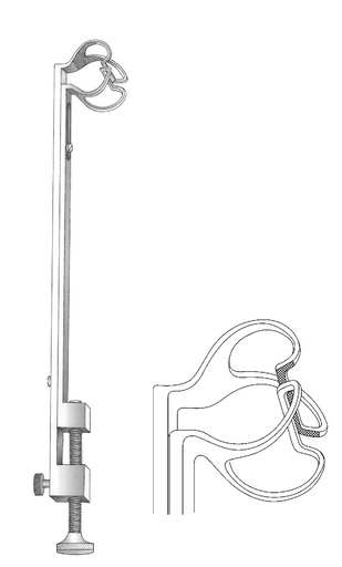 [IU-03870] Johns Hopkins aorta clamp, size = 32 x 32 mm