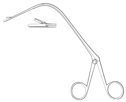 [IU-05463] Pinza para pólipo laríngeo Jurasz, figura 1